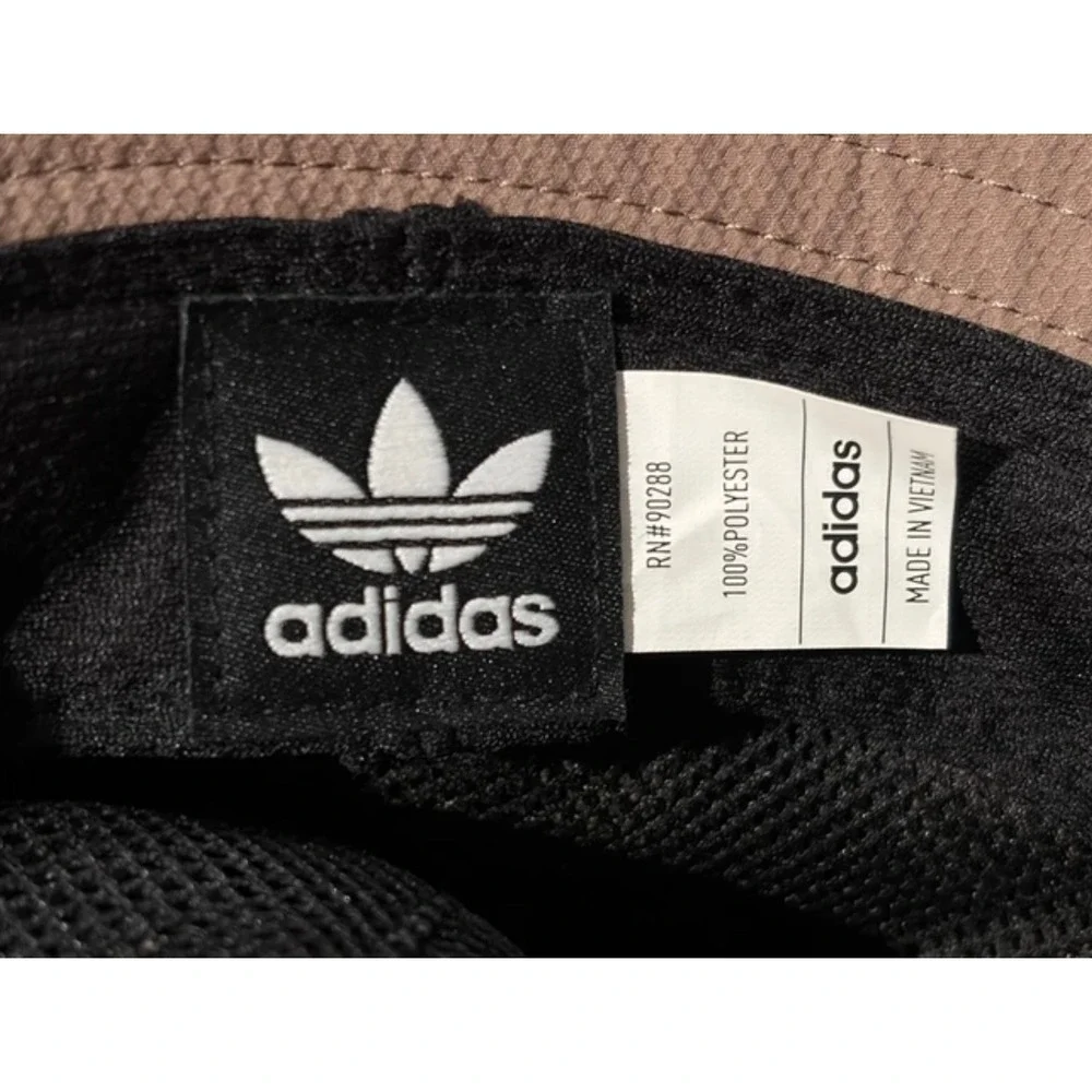 Adidas Originals Webbing Boonie Hat L/XL Trace Brown Black JK0044B Trefoil Logo